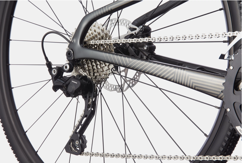 2021 Cannondale Topstone Neo Carbon 4 eGravel Bike in Silver-2